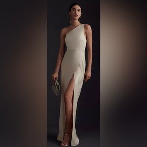 BHLDN Dylan One-Shoulder Dress